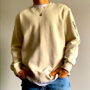 Large Cream Zara Crew-Neck